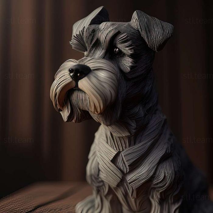 Zwergschnauzer dog